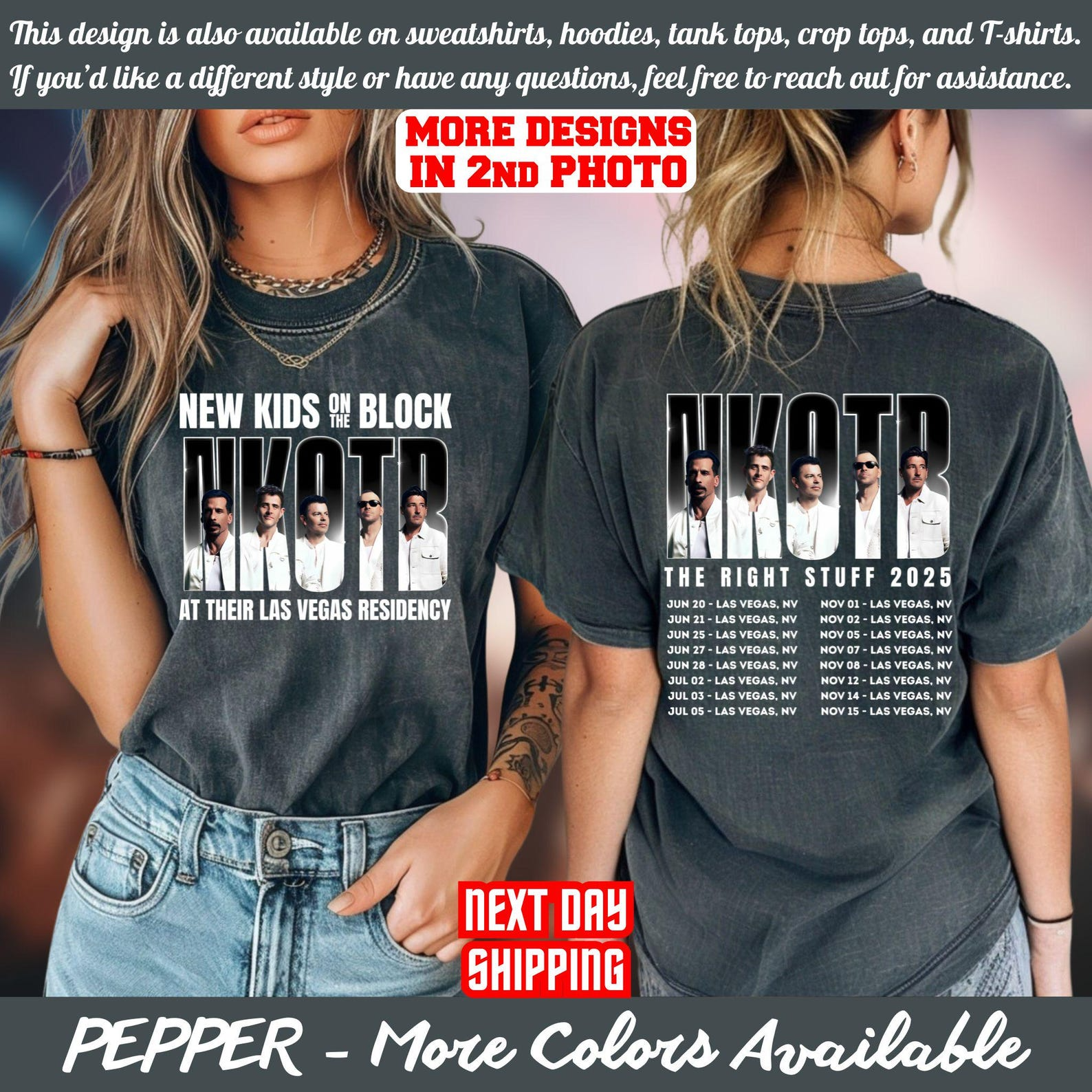 Comfort Colors New Kids on the Block The Right Stuff Tour 2025 Shirt, NKOTB Concert And Fan Shirt, New Kids on the Block Shirt, NKOTB 2025